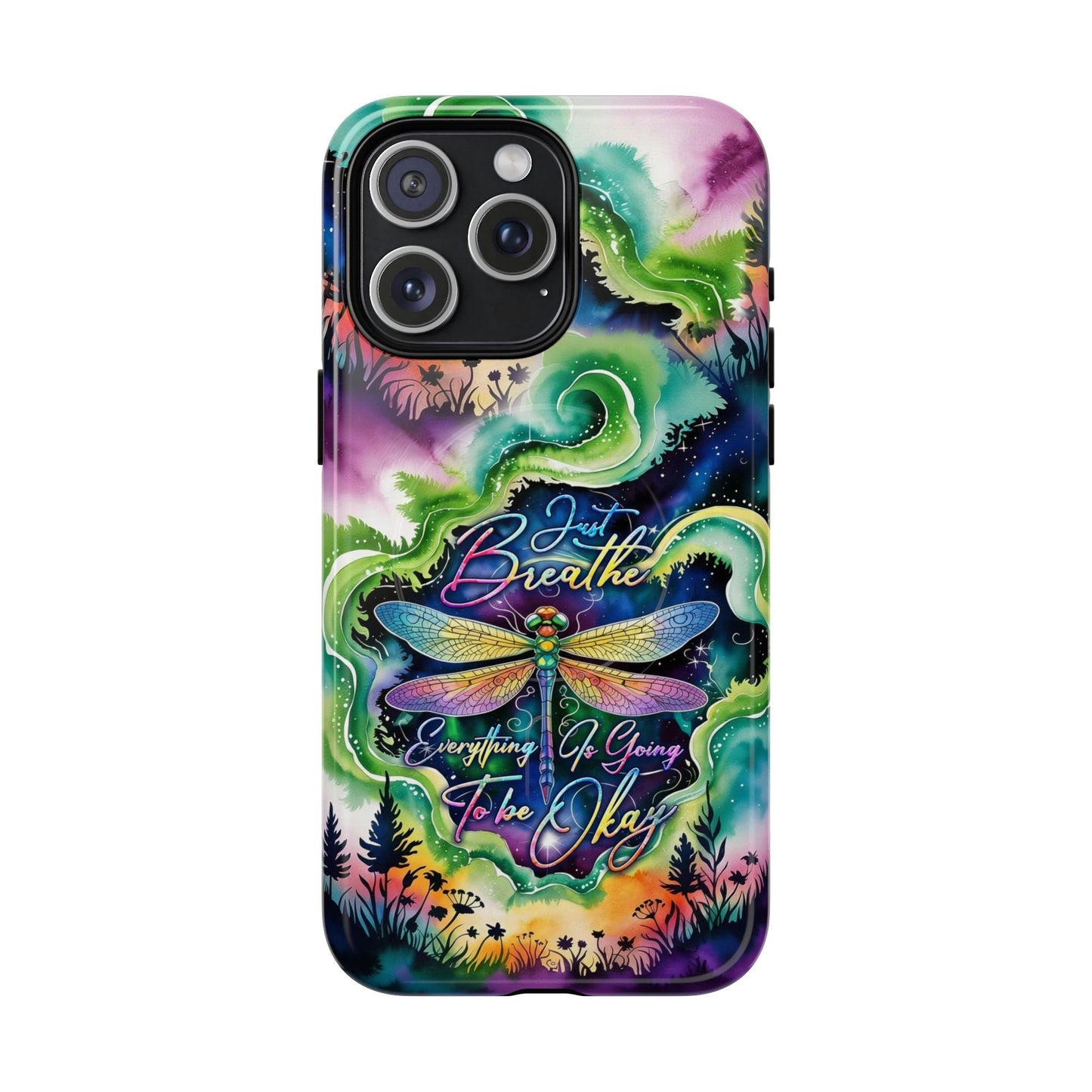 JUST BREATH DRAGONFLY MAGNETIC  PHONE CASE - TLHG2304264