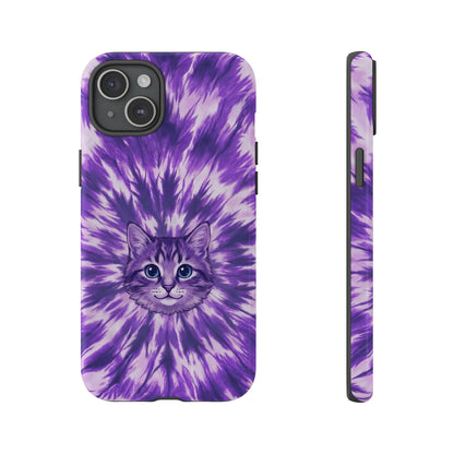 PURPLE AURA CAT PHONE CASE - TYPQ1304269