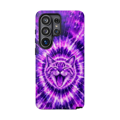 CAT PURPLE SWIRL PHONE CASE  - TLHN1504263