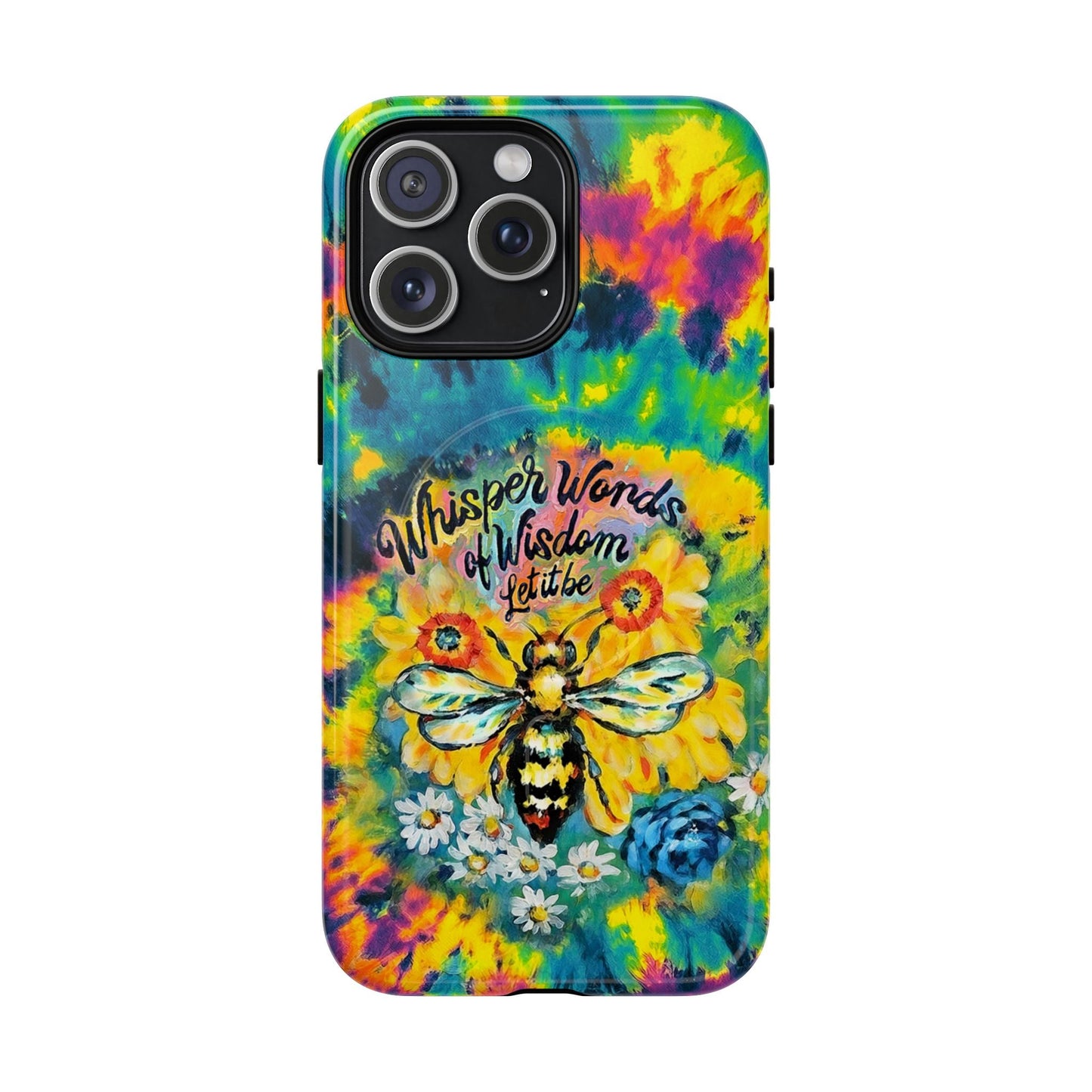 SUNFLOWER BEE WISDOM MAGNETIC PHONE CASE - RI2304262