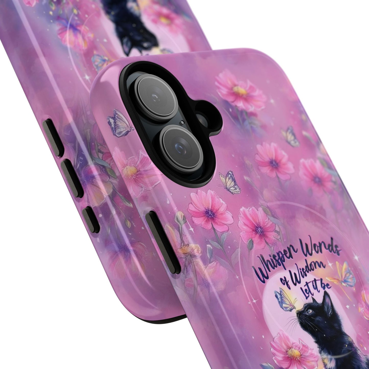 WHISPER WORDS OF WISDOM LET IT BE CAT MAGNETIC PHONE CASE - TLHG2605264