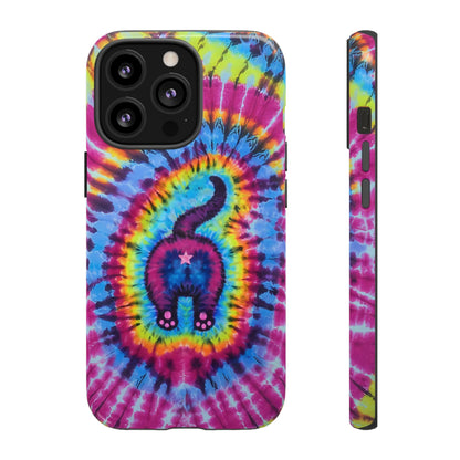 CAT COLORFUL SWIRL PATTERN PHONE CASE - TLTW1404263