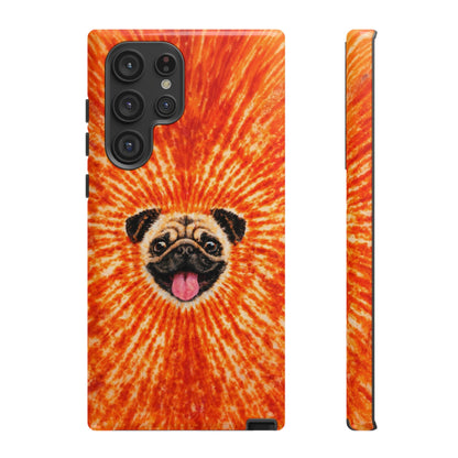 PUG DOG ORANGE  PHONE CASE - TLNT1604261