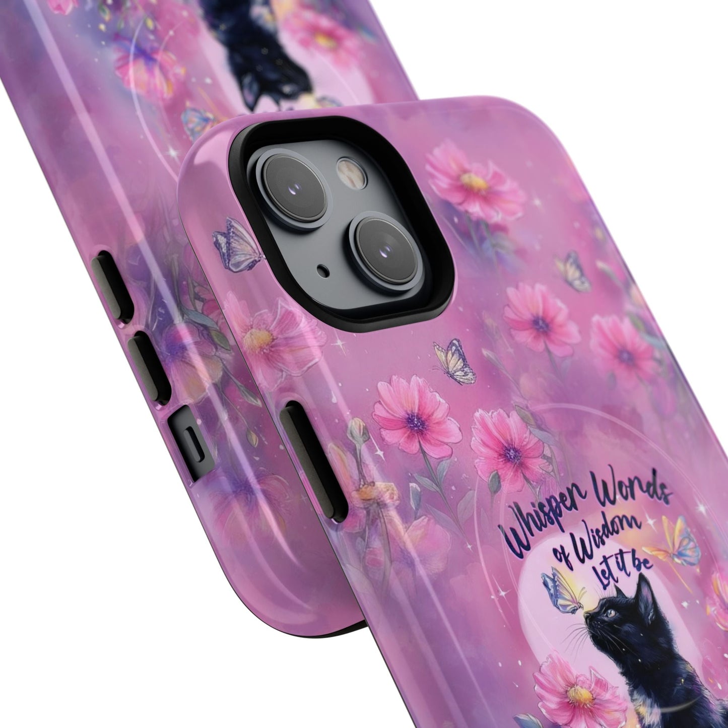 WHISPER WORDS OF WISDOM LET IT BE CAT MAGNETIC PHONE CASE - TLHG2605264
