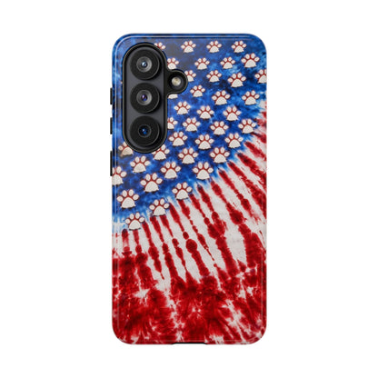 PAW PRINT RED WHITE & BLUE PHONE CASE - TLHG1704262