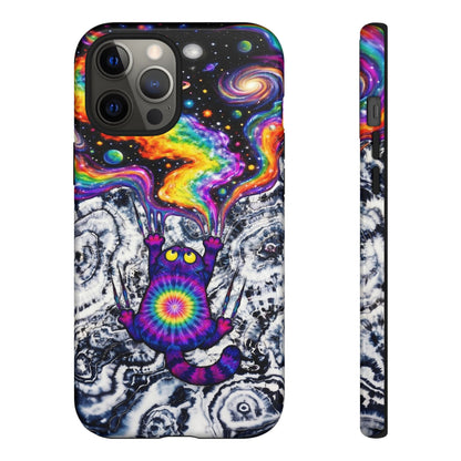 SCRATCHING CAT GALAXY PHONE CASE - KMTM1004261