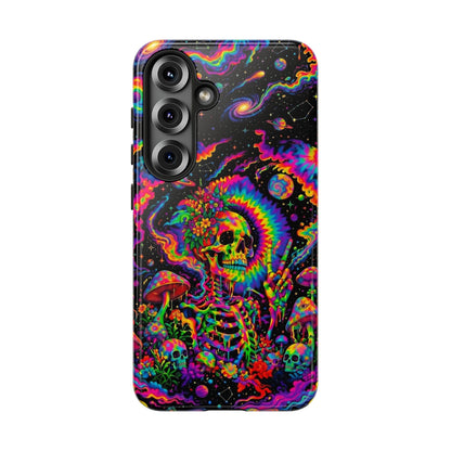 HIPPIE SKULL PSYCHEDELIC PHONE CASE  - TLNO2904262