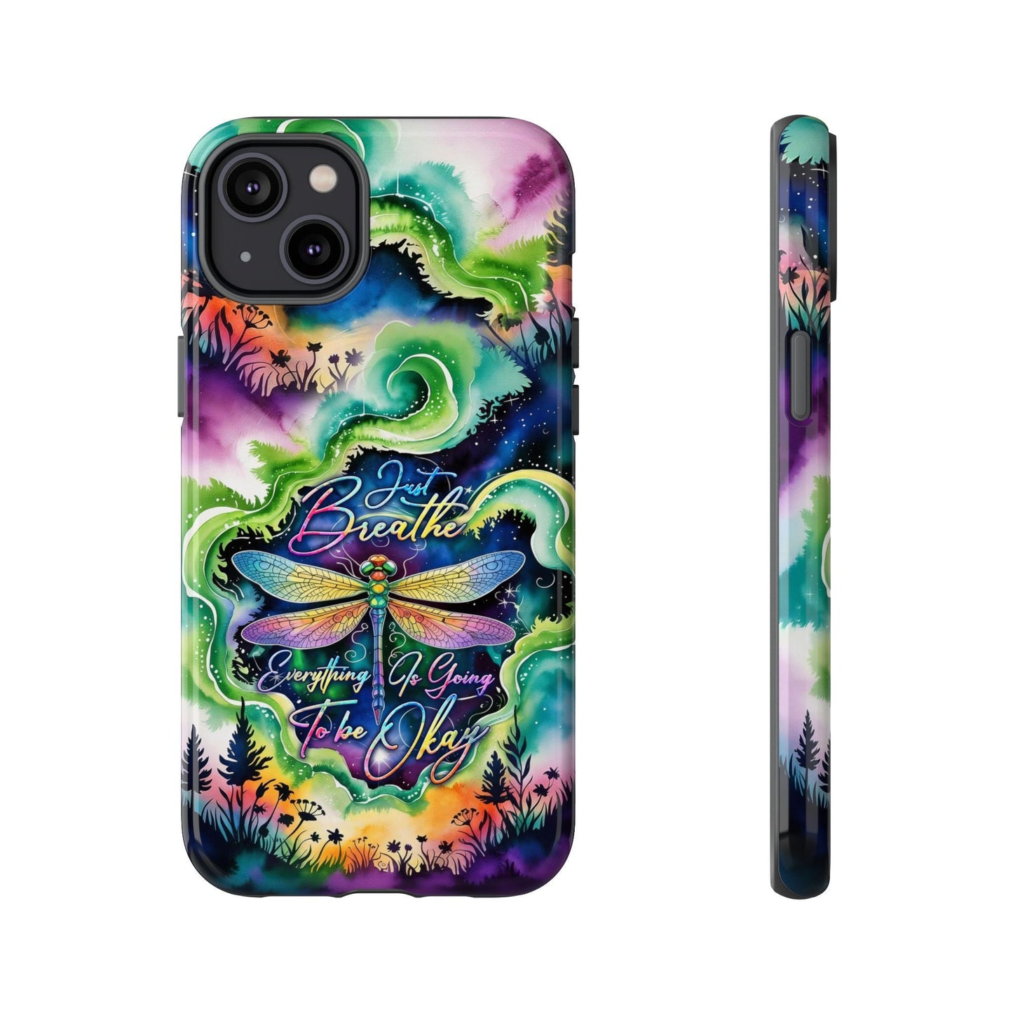 JUST BREATH DRAGONFLY  PHONE CASE  - TLHG2304264
