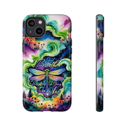 JUST BREATH DRAGONFLY  PHONE CASE  - TLHG2304264