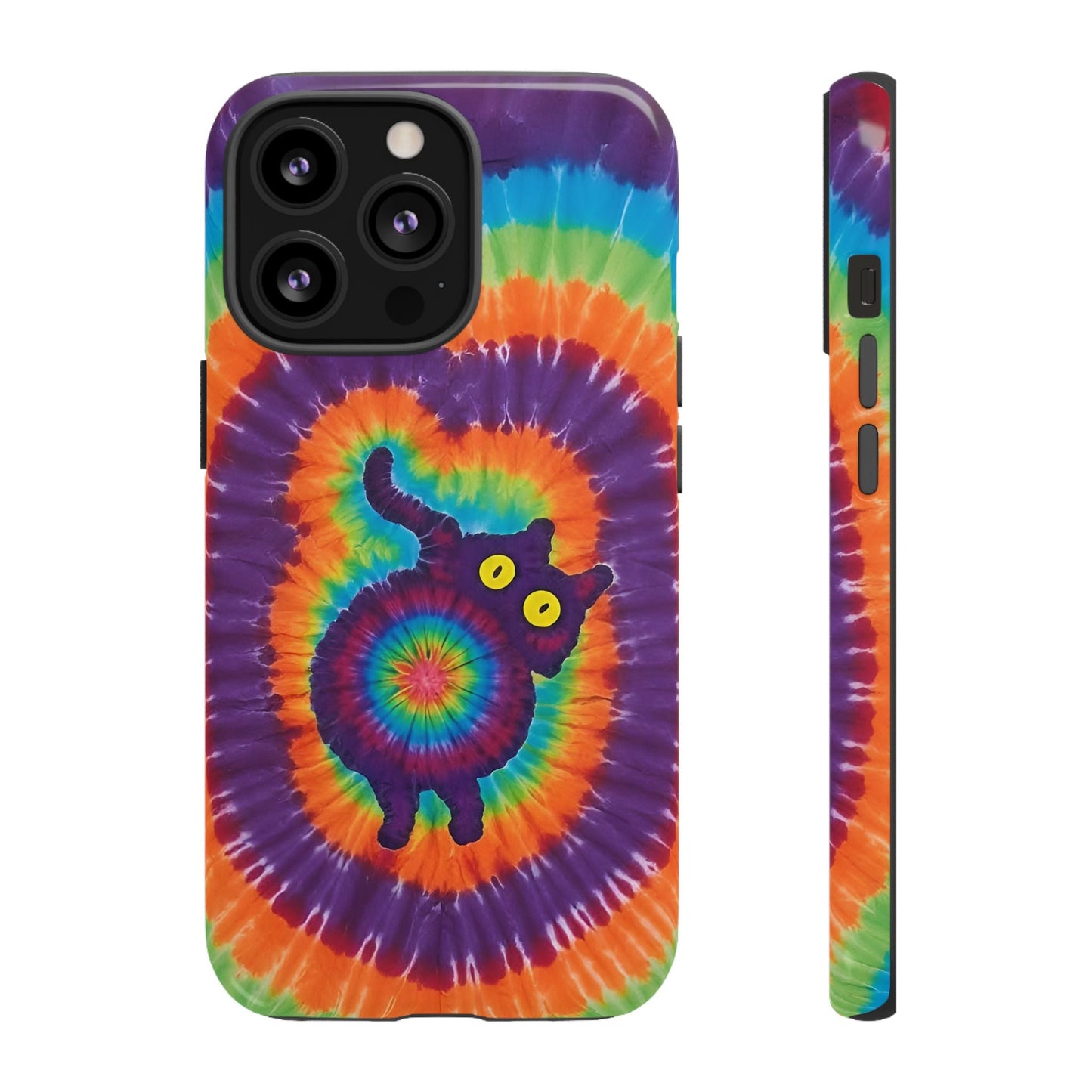 FUNNY CAT SWIRL PHONE CASE - TLNO1604261