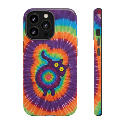 FUNNY CAT SWIRL PHONE CASE - TLNO1604261