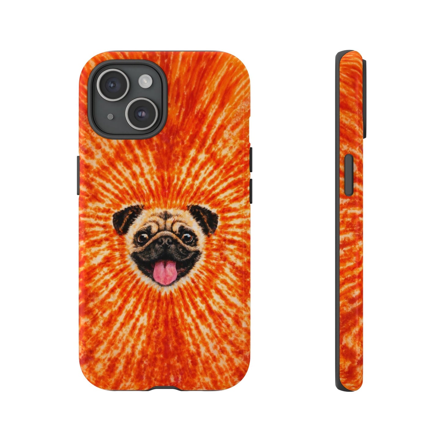 PUG DOG ORANGE  PHONE CASE - TLNT1604261