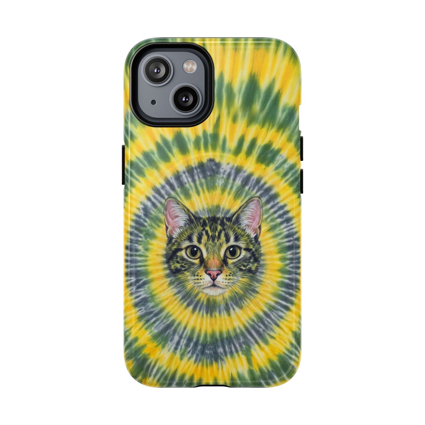 FUNNY CAT SWIRL MAGNETIC PHONE CASE - TLNT1604263