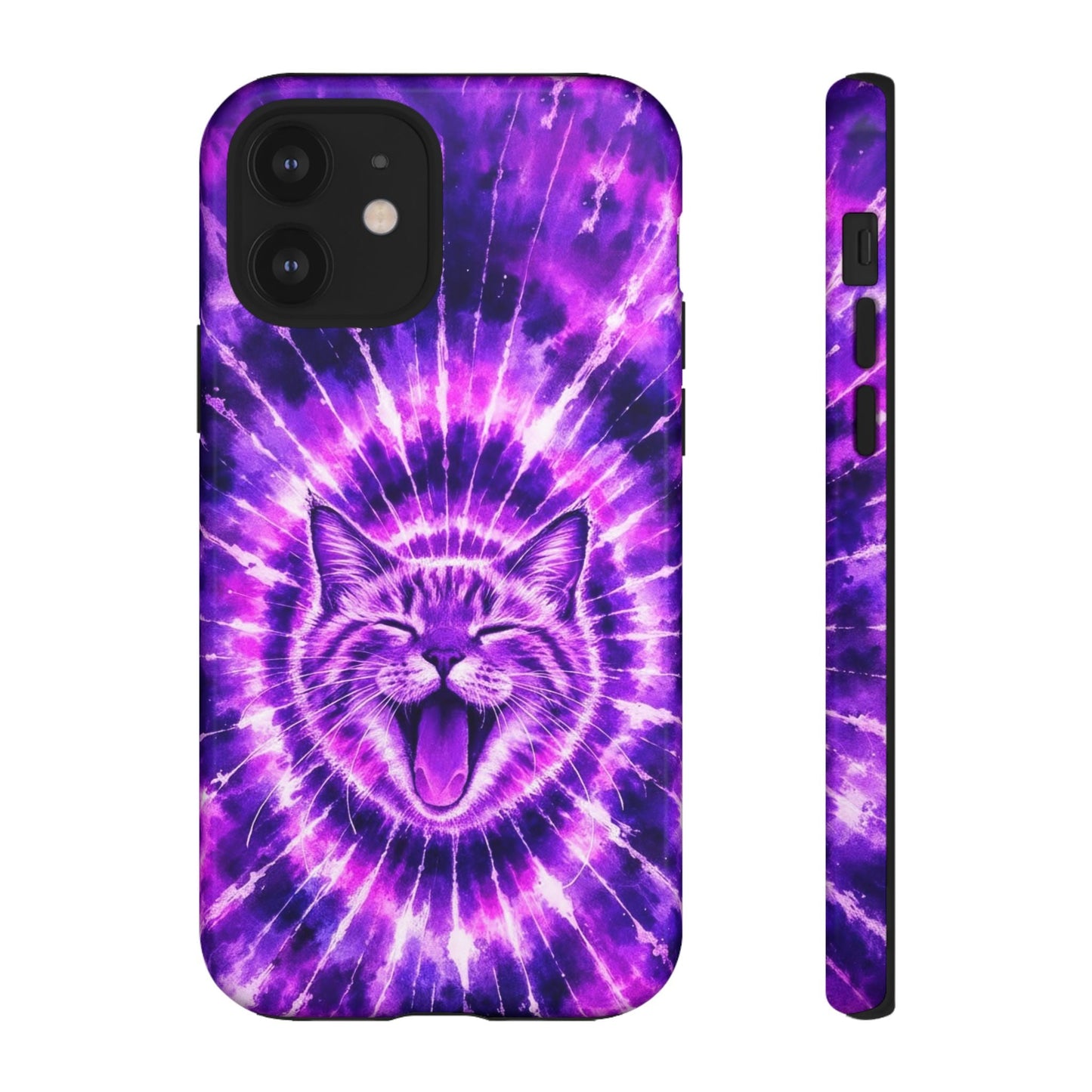 CAT PURPLE SWIRL PHONE CASE  - TLHN1504263