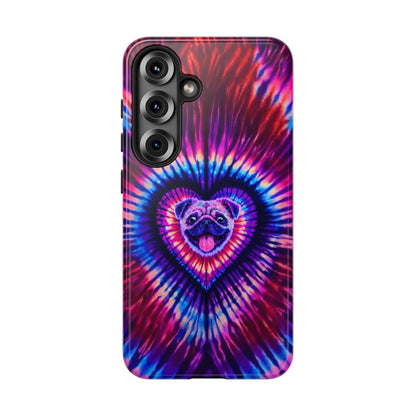 PUG DOG HEART SWIRL PHONE CASE  - TLTW1104264