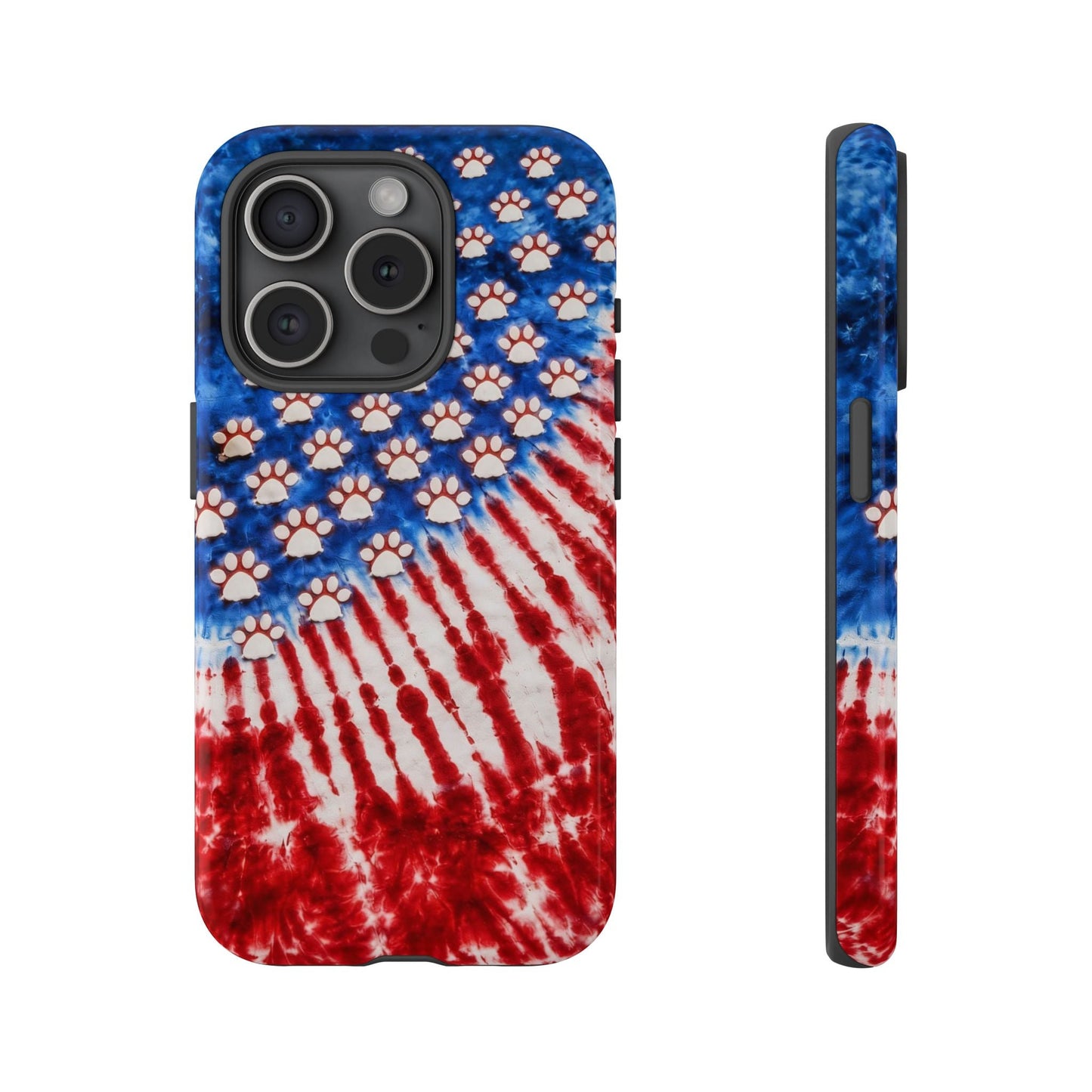 PAW PRINT RED WHITE & BLUE PHONE CASE - TLHG1704262