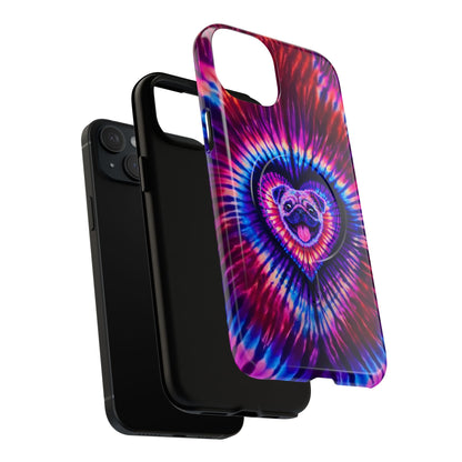 PUG DOG HEART MAGNETIC PHONE CASE - TLTW1104264