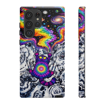 SCRATCHING CAT GALAXY PHONE CASE - KMTM1004261