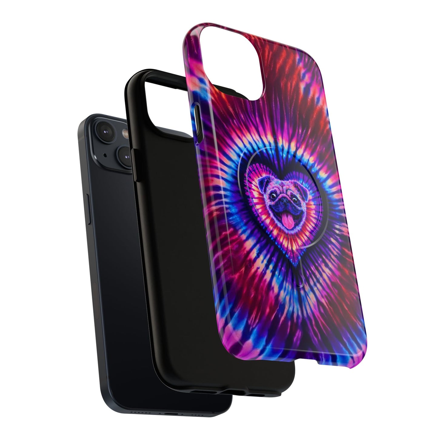 PUG DOG HEART MAGNETIC PHONE CASE - TLTW1104264