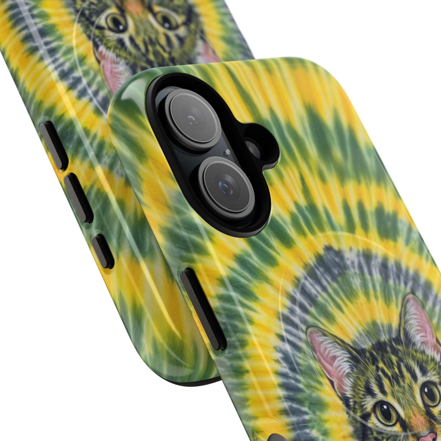FUNNY CAT SWIRL MAGNETIC PHONE CASE - TLNT1604263