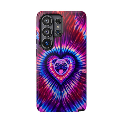 PUG DOG HEART SWIRL PHONE CASE  - TLTW1104264