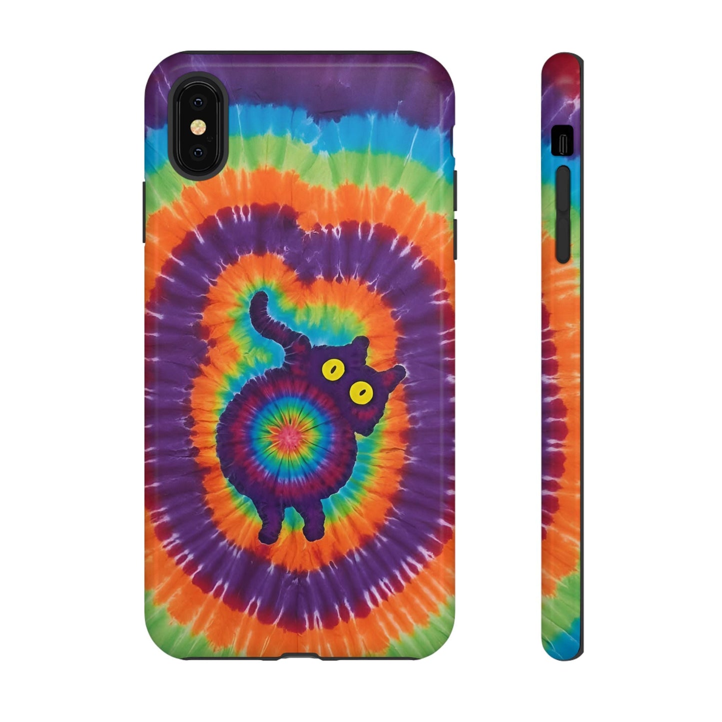FUNNY CAT SWIRL PHONE CASE - TLNO1604261