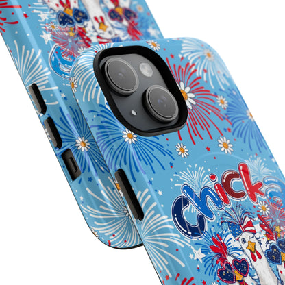 CHICKA BOOM BOOM HIPPIE CHICKEN MAGNETIC PHONE CASE - TY0406261