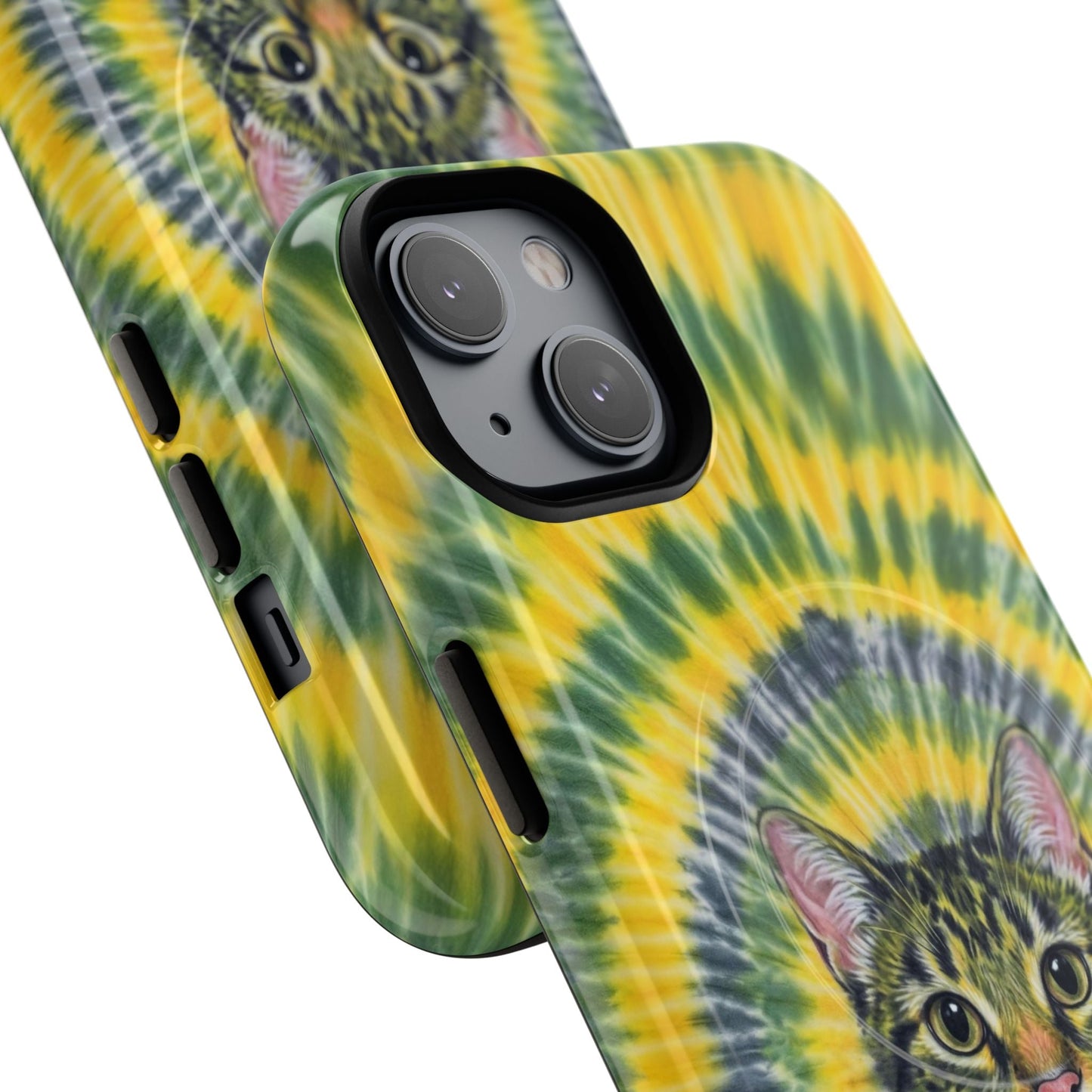 FUNNY CAT SWIRL MAGNETIC PHONE CASE - TLNT1604263