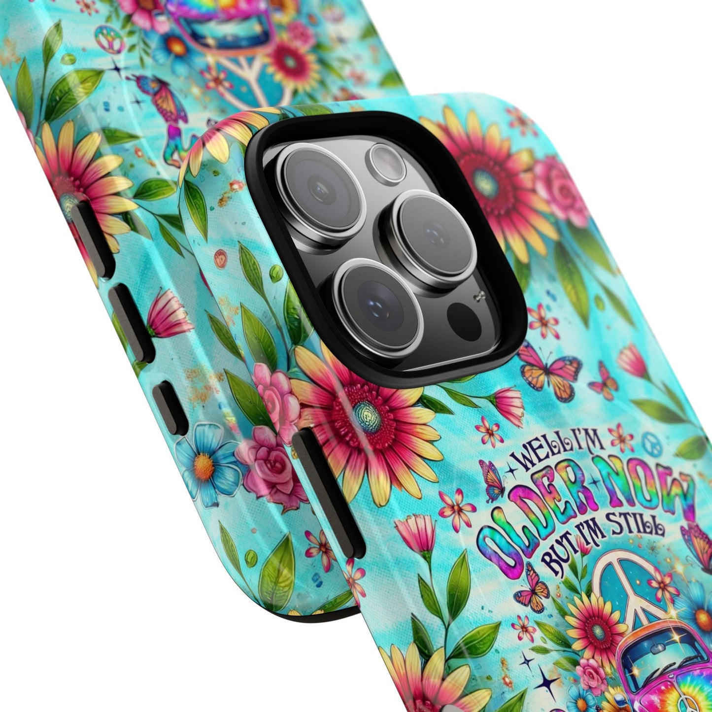 RUNNING AGAINST THE WIND CAR TIE DYE MAGNETIC PHONE CASE - TLNO1804254