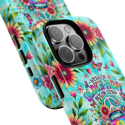 RUNNING AGAINST THE WIND CAR TIE DYE MAGNETIC PHONE CASE - TLNO1804254