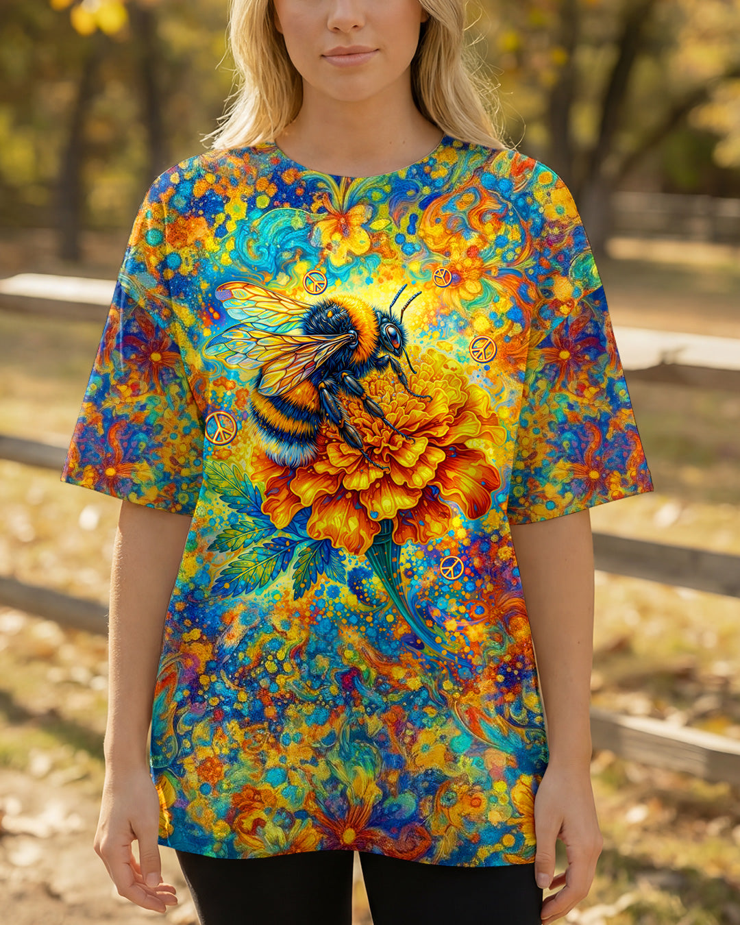 IN A WORLD WHERE YOU CAN BE ANYTHING BEE KIND ALL OVER PRINT  - TLTW0604262