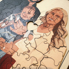 Load image into Gallery viewer, Personalized Family Photo Wooden Puzzle
