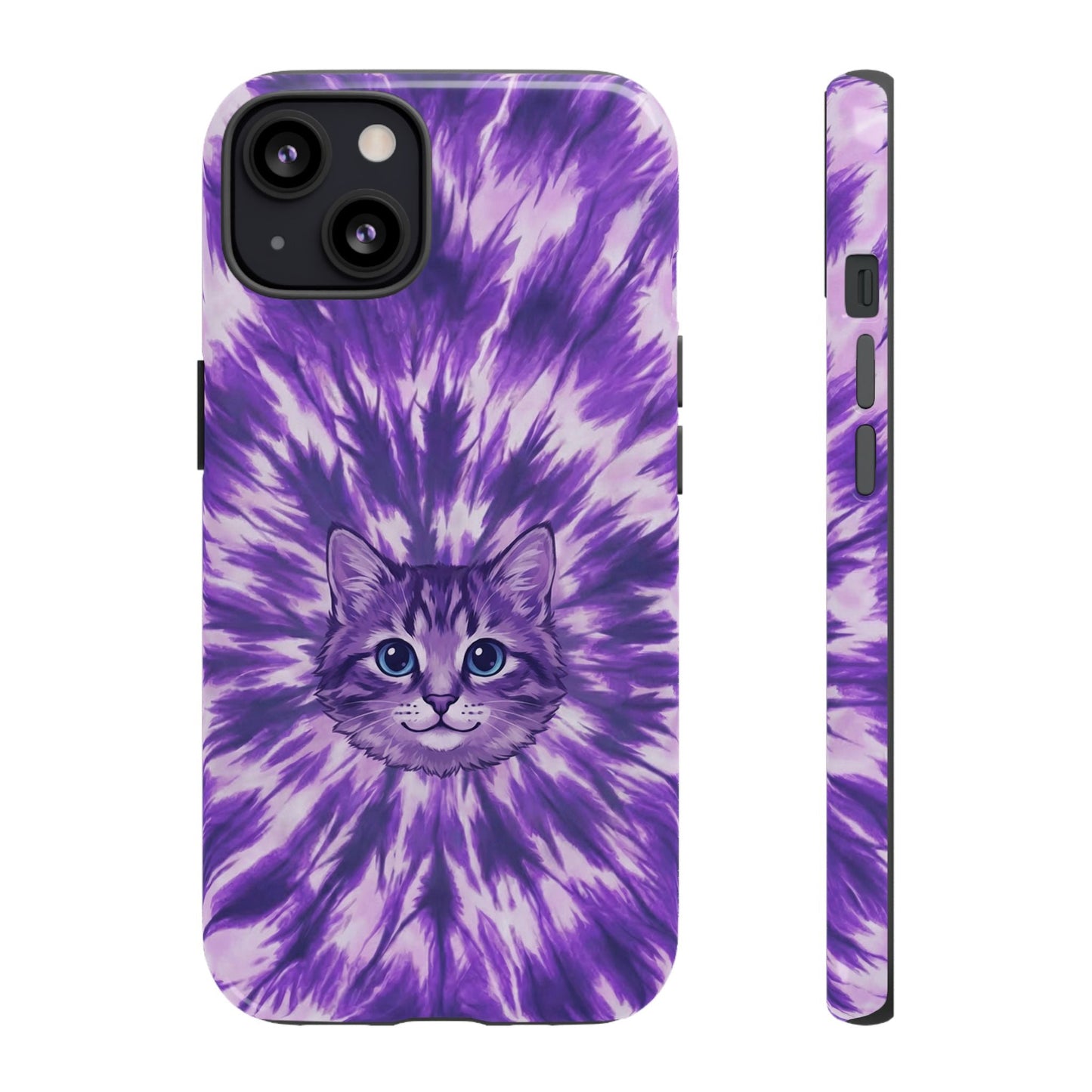PURPLE AURA CAT PHONE CASE - TYPQ1304269