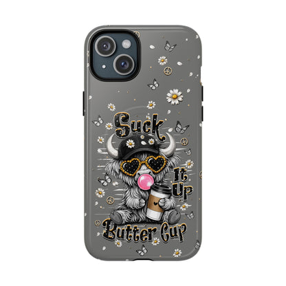 SUCK IT UP BUTTERCUP COW MAGNETIC PHONE CASE  - TLHN0806263