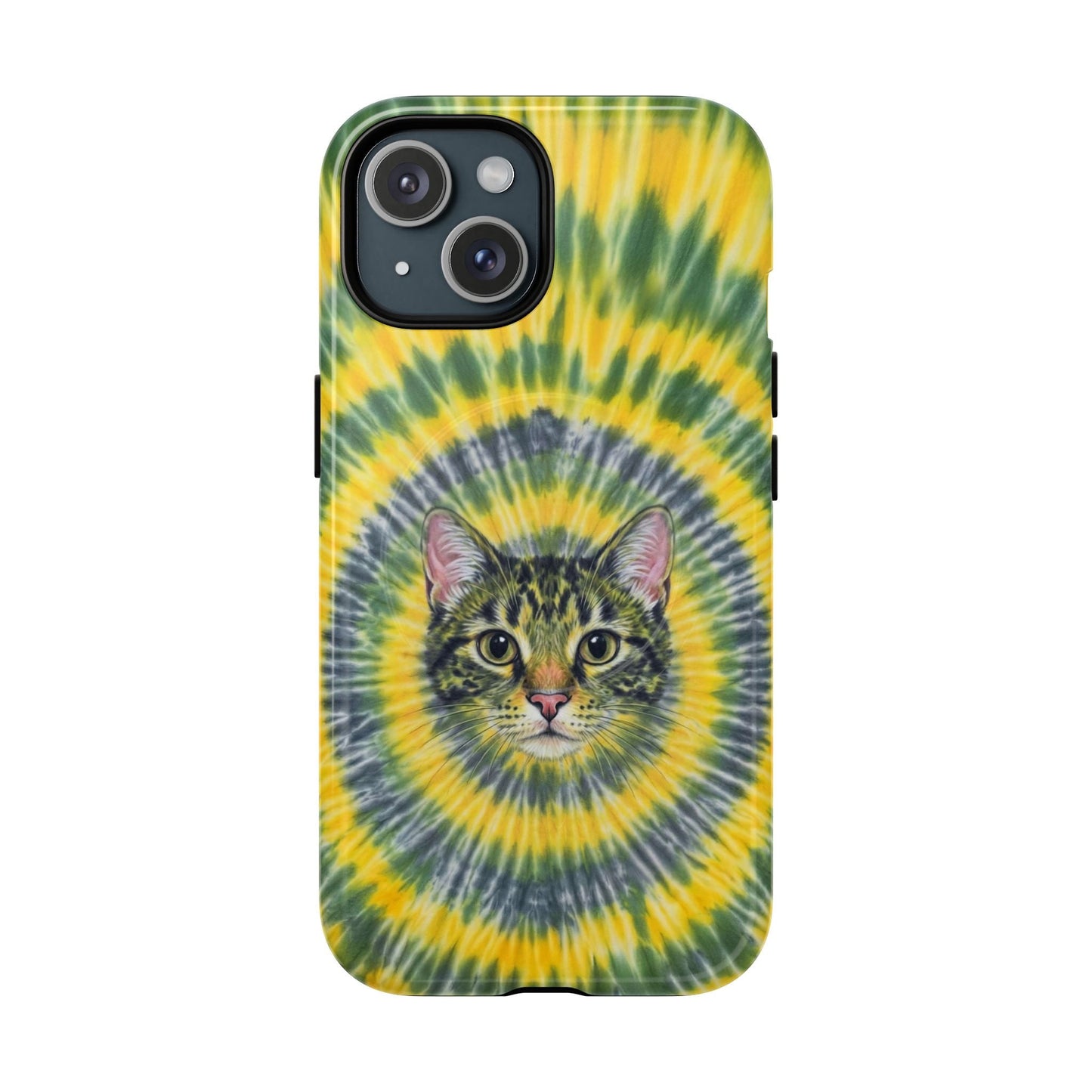 FUNNY CAT SWIRL MAGNETIC PHONE CASE - TLNT1604263
