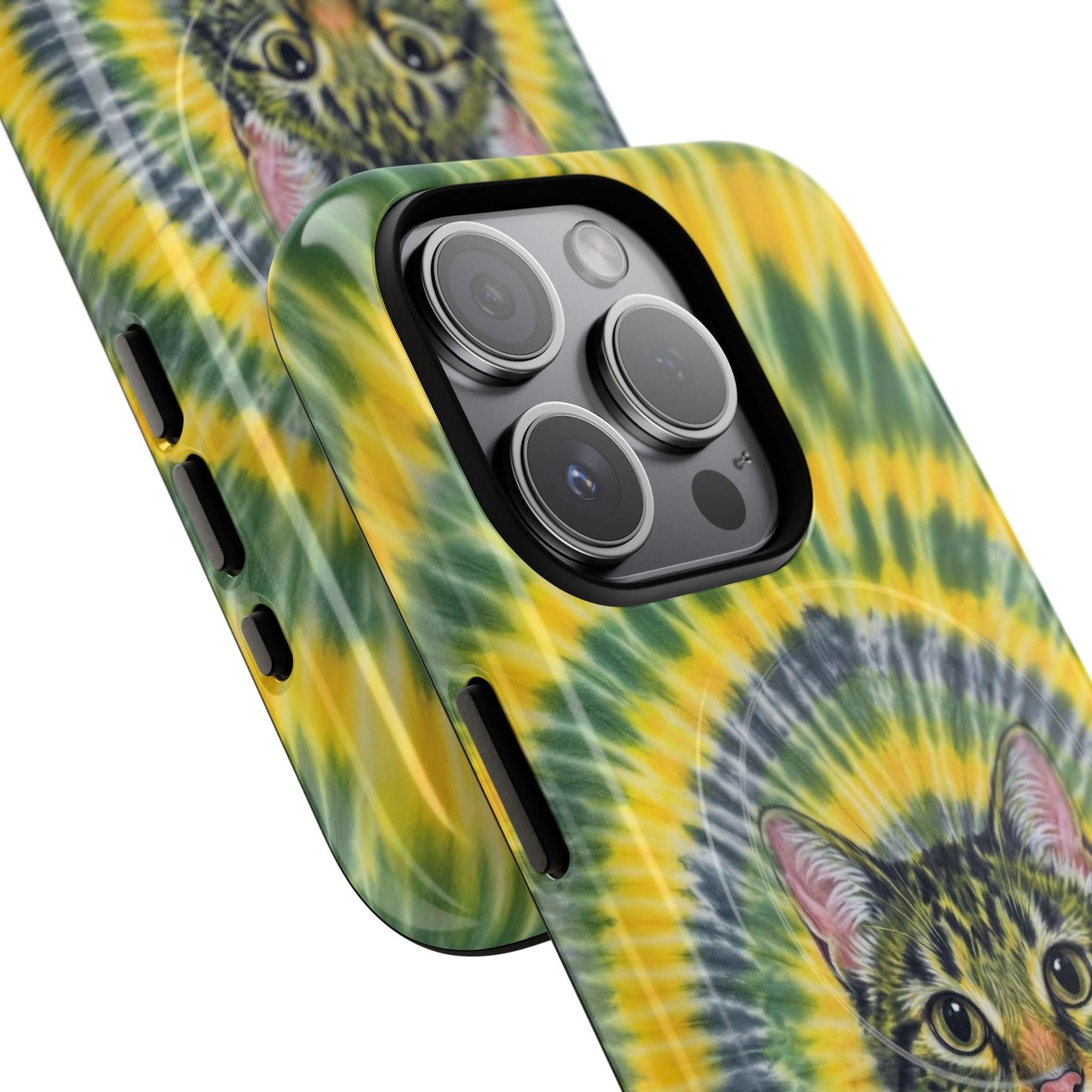 FUNNY CAT SWIRL MAGNETIC PHONE CASE - TLNT1604263