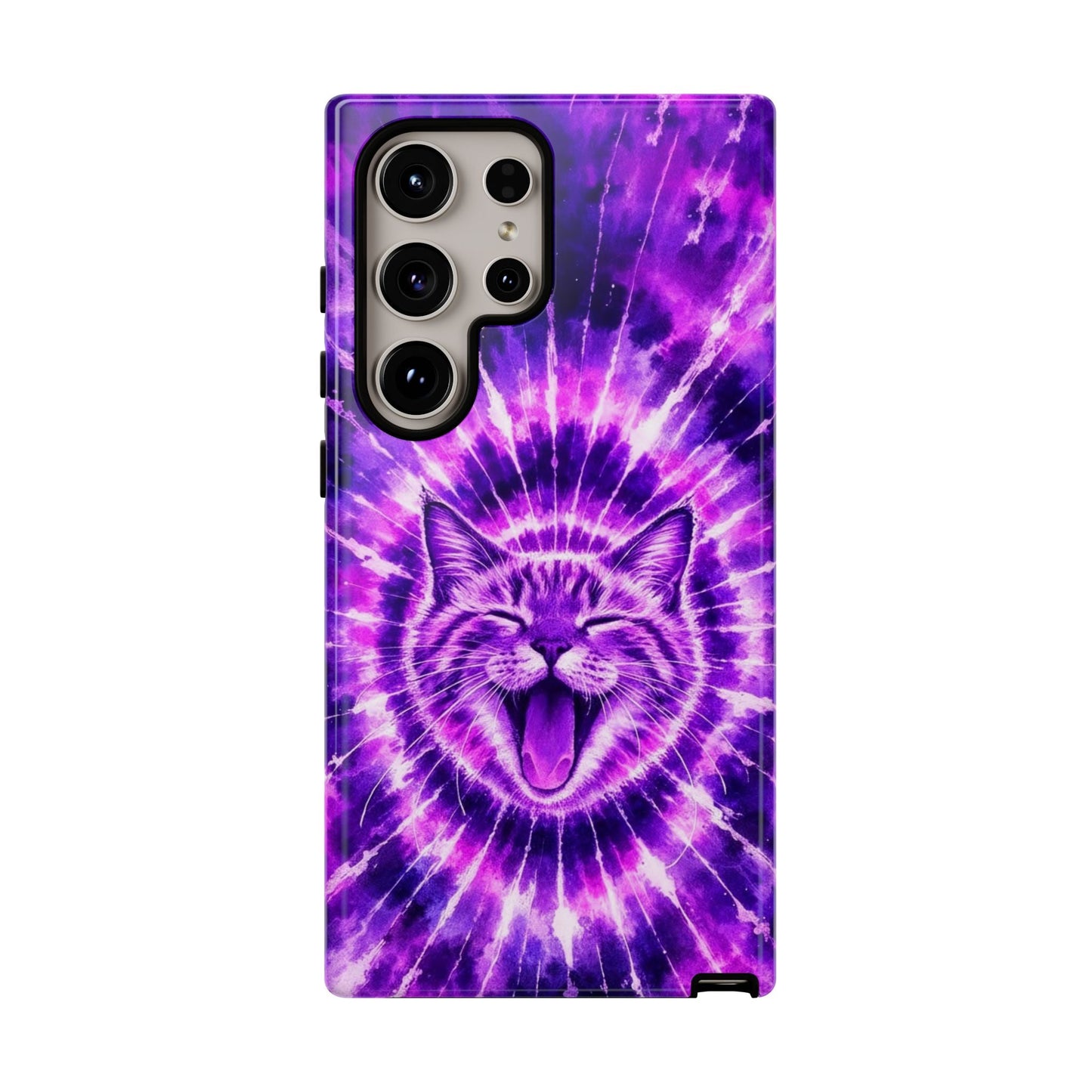 CAT PURPLE SWIRL PHONE CASE  - TLHN1504263