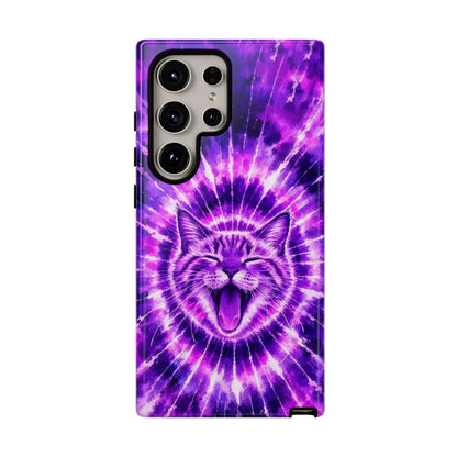 CAT PURPLE SWIRL PHONE CASE  - TLHN1504263