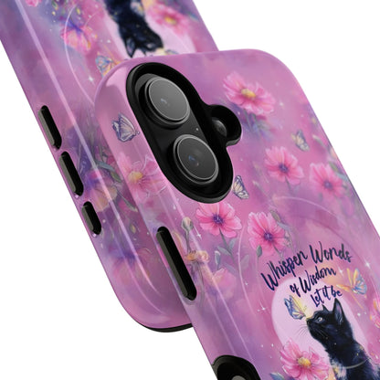 WHISPER WORDS OF WISDOM LET IT BE CAT MAGNETIC PHONE CASE - TLHG2605264