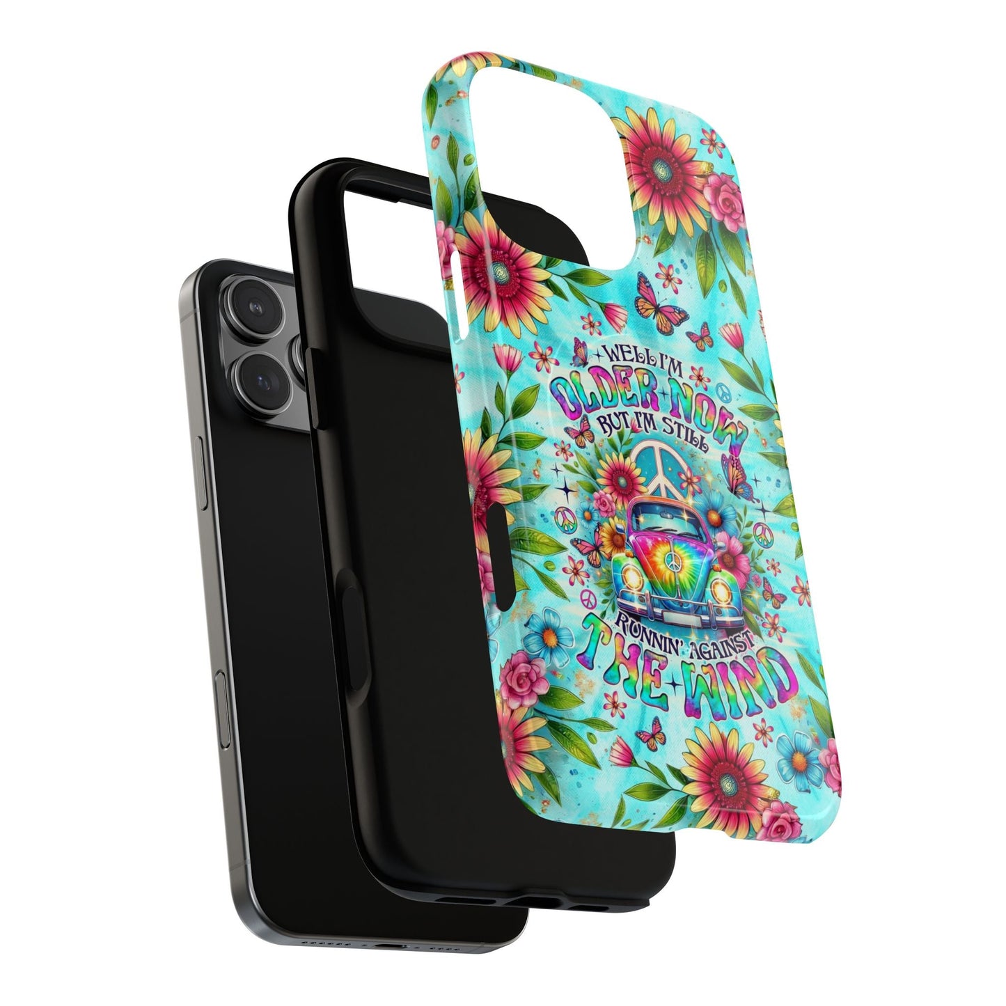 RUNNING AGAINST THE WIND CAR TIE DYE MAGNETIC PHONE CASE - TLNO1804254
