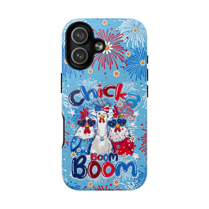 CHICKA BOOM BOOM HIPPIE CHICKEN MAGNETIC PHONE CASE - TY0406261