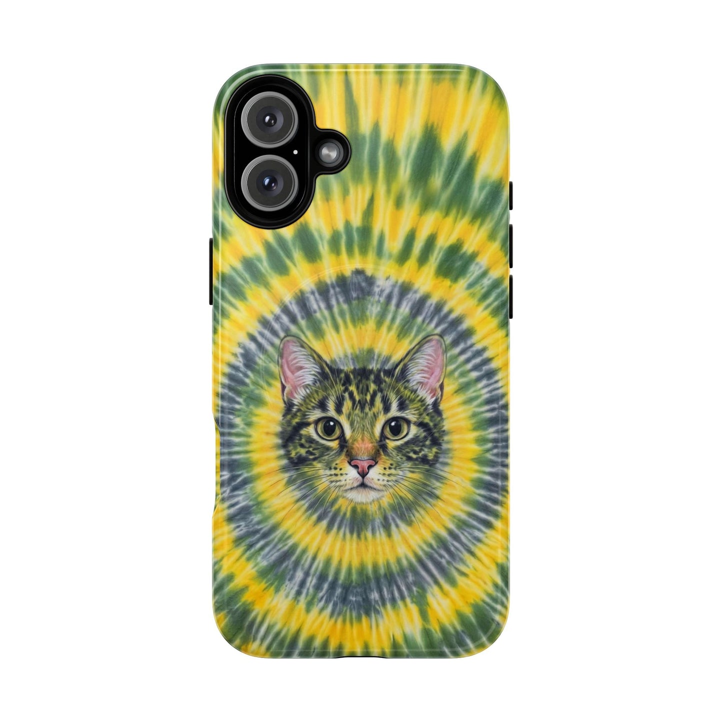 FUNNY CAT SWIRL MAGNETIC PHONE CASE - TLNT1604263