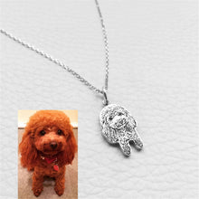 Load image into Gallery viewer, Personalized Laser Stainless Steel Pet Photo Necklace
