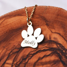 Load image into Gallery viewer, Personalized Dog Claw Carved Necklace

