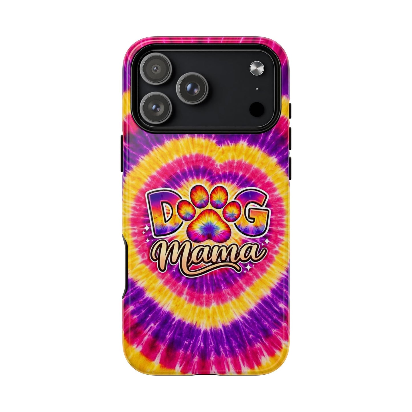 DOG MAMA PAW PRINT SWIRL MAGNETIC PHONE CASE  - TLNT1504261