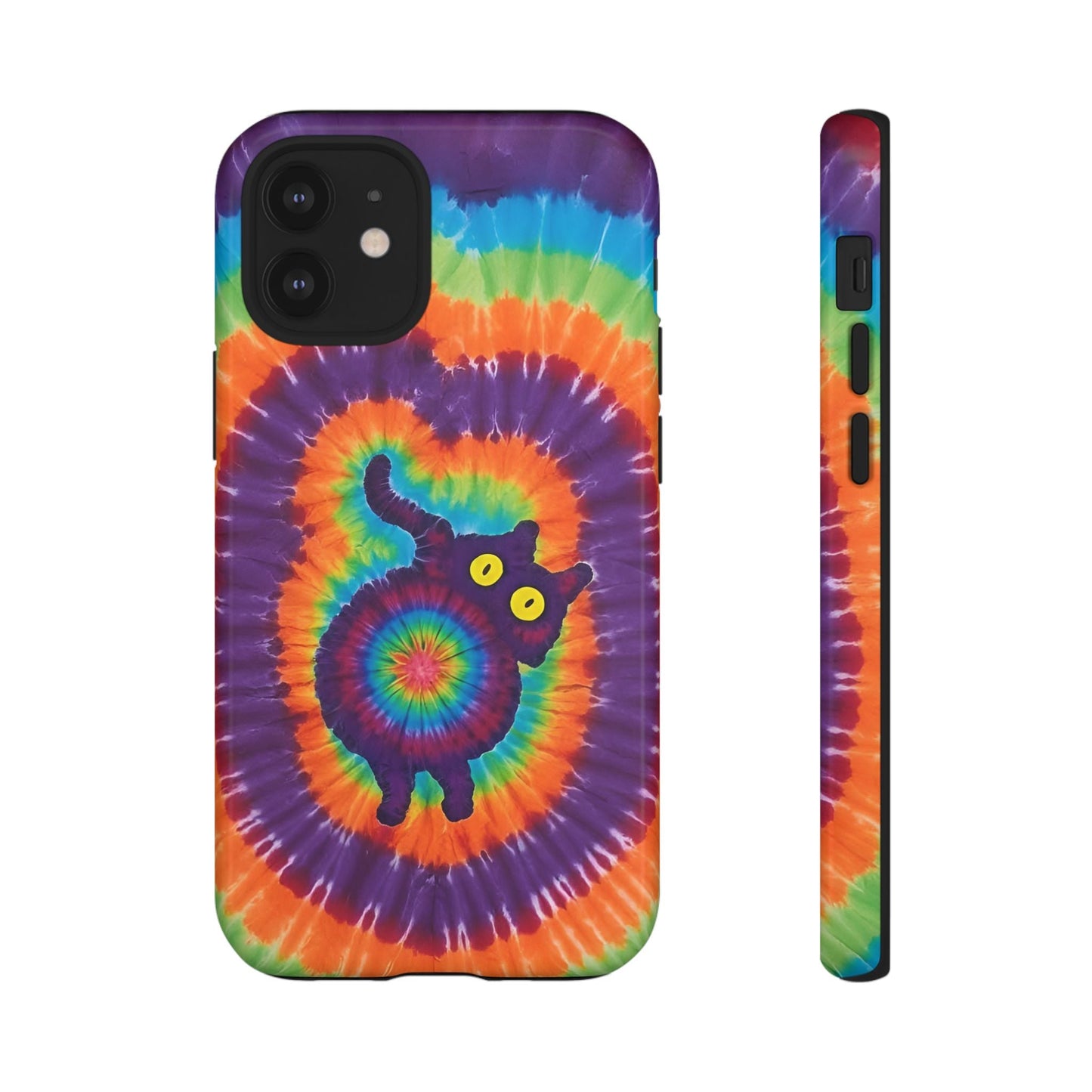 FUNNY CAT SWIRL PHONE CASE - TLNO1604261