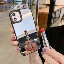 Load image into Gallery viewer, Personalized Line Art Mirror 2 Color iPhone Case For iPhone
