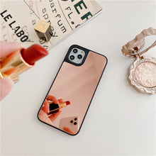Load image into Gallery viewer, Personalized Line Art Mirror 2 Color iPhone Case For iPhone

