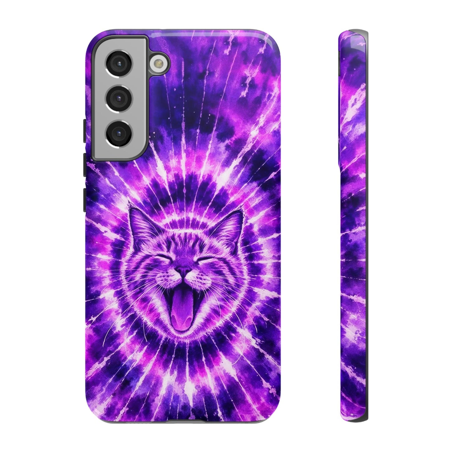 CAT PURPLE SWIRL PHONE CASE  - TLHN1504263