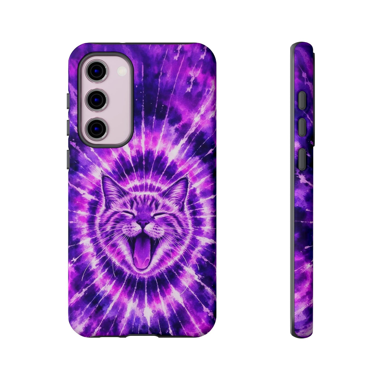 CAT PURPLE SWIRL PHONE CASE  - TLHN1504263